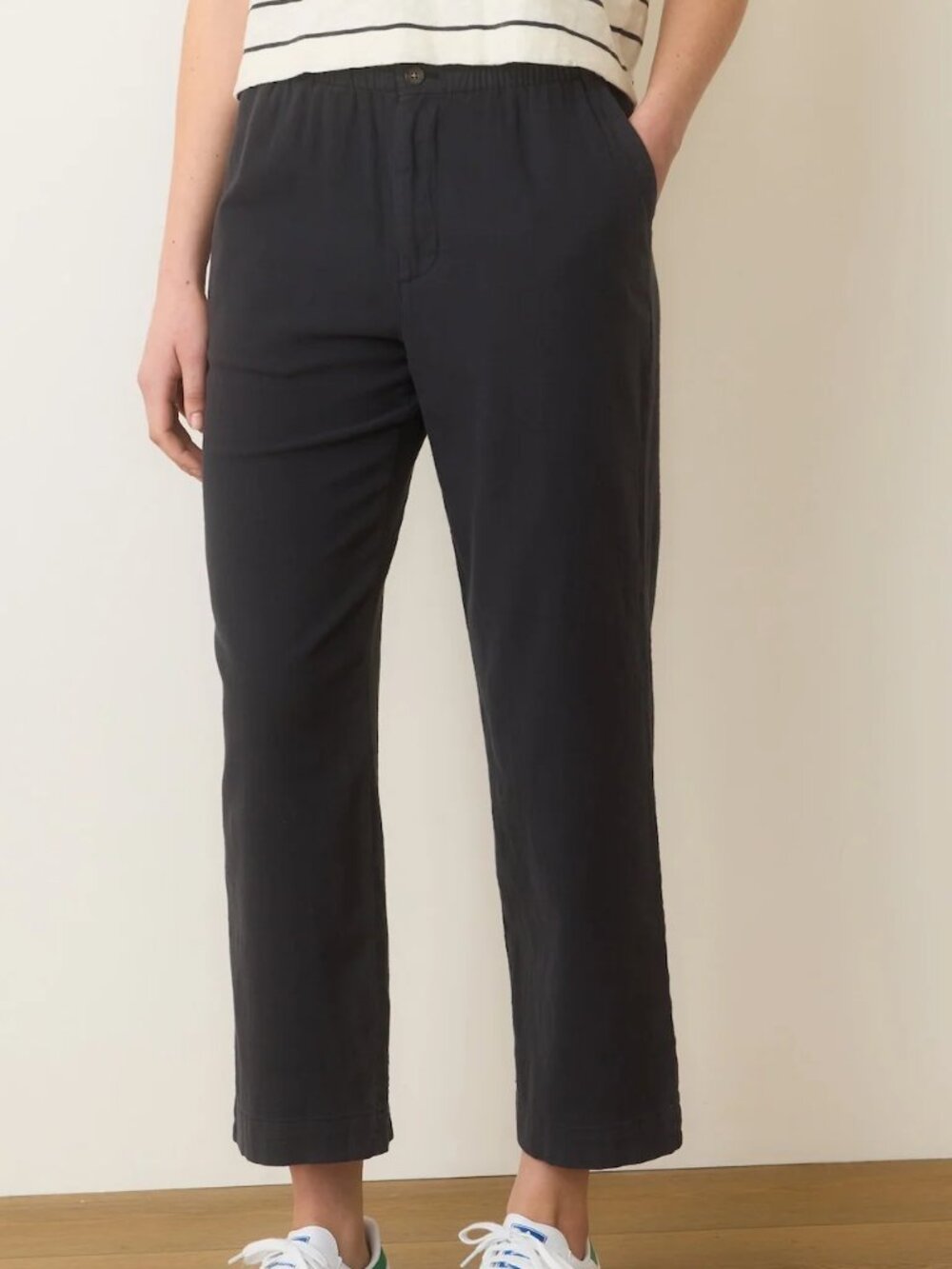 Marine Layer Black Straight-Leg Lounge Pants